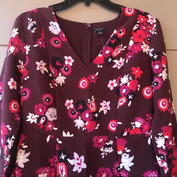Ann Taylor Floral Mini Dress | 4 - Picture 2 of 6